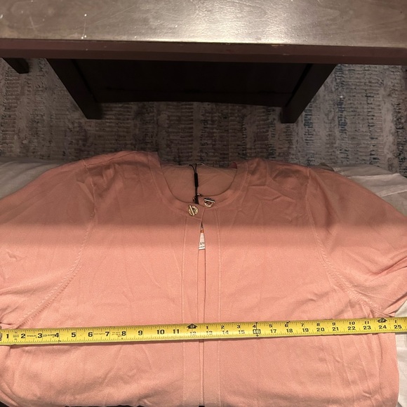 Calvin Klein Pink Knit Sweater with Gold Detail (NWT) - Picture 10 of 11